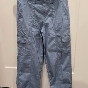 Girls Blue Cargo Pants